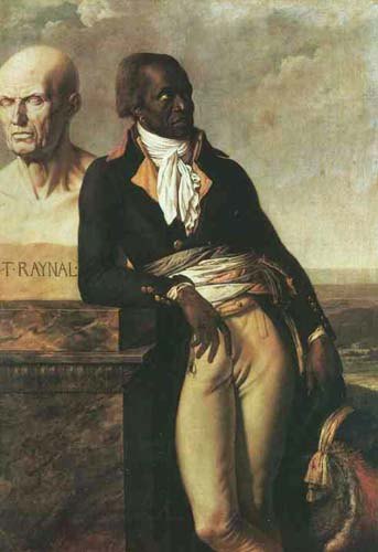 Jean-Baptist Belley; Politiker (ab 1793 Deputierter von Santo Domingo bei der franz.Regierung) van Anne-Louis Girodet de Roucy-Trioson
